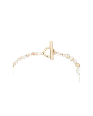 Lovers and Friends KARINA ネックレス - White,Brown. - サムネイル3
