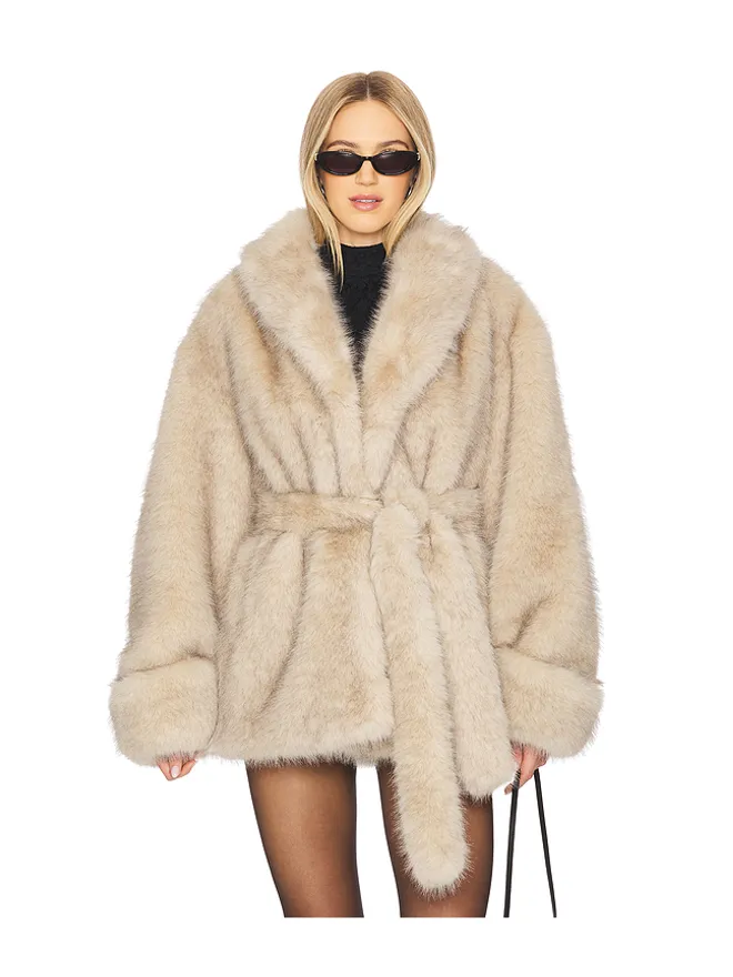 Lovers and Friends Lovers and Friends MARGOT FAUX FUR コートの商品画像