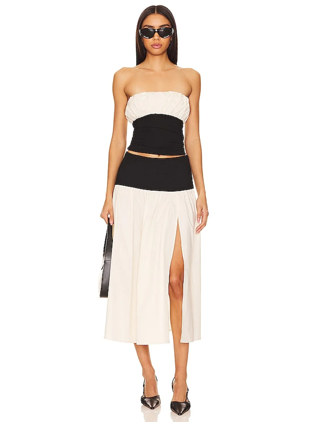 Lovers and Friends MAC チューブトップ - Black, White. - 画像4