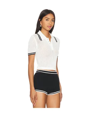 Lovers and Friends ORSOLA SHORT SLEEVE ポロシャツ - サムネイル2