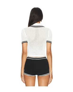 Lovers and Friends ORSOLA SHORT SLEEVE ポロシャツ - サムネイル3