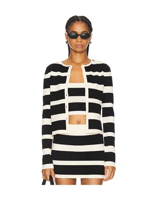 Lovers and Friends ELOISE カーディガン - Cream,Black. - サムネイル1