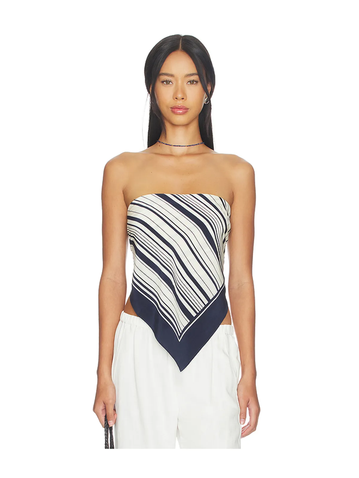 Lovers and Friends CARMEN トップ - Navy,White. - 画像1