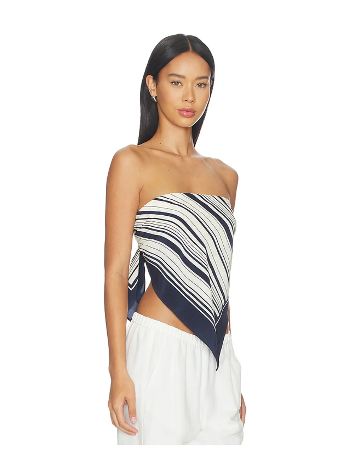 Lovers and Friends CARMEN トップ - Navy,White. - 画像2