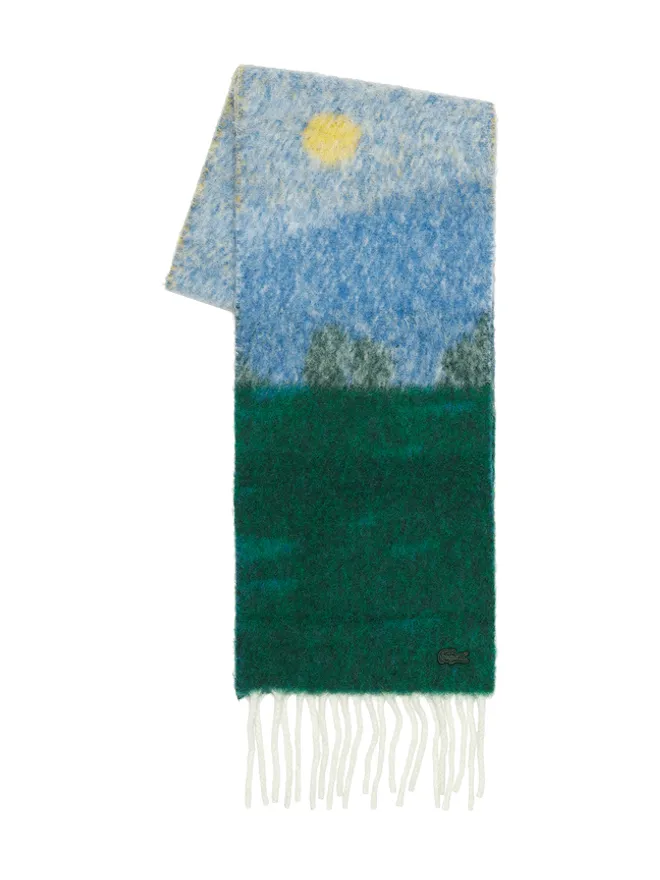 Lacoste Lacoste MOUNTAIN GRAPHIC ロングスカーフの商品画像