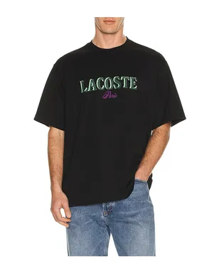 Lacoste LOOSE FIT ロゴTシャツ - サムネイル1