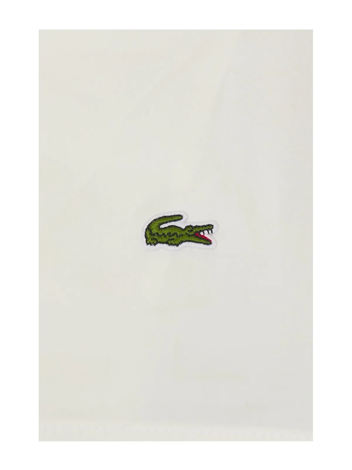 Lacoste Relaxed Fit Twill Jacket - White,Green. - 画像6