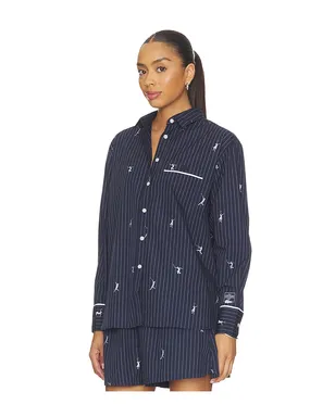 Lacoste Oversize Fit Jacquard Shirt - サムネイル2