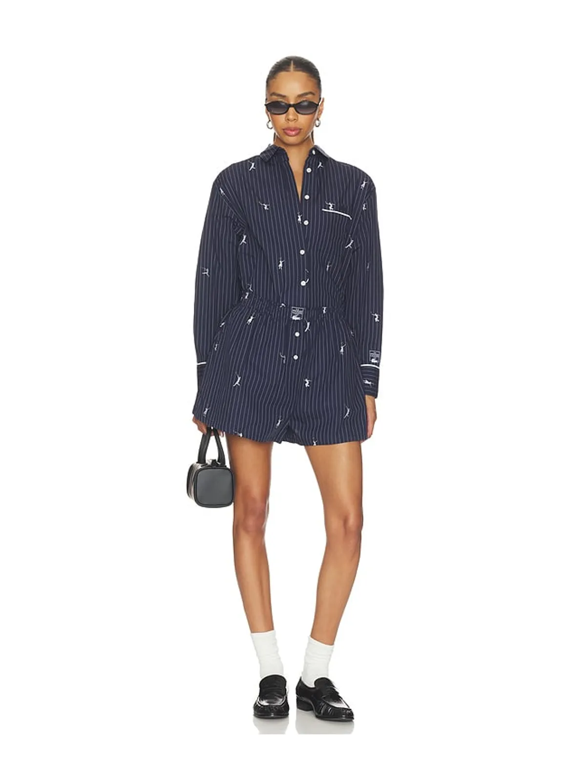 Lacoste Oversize Fit Jacquard Shirt - 画像4