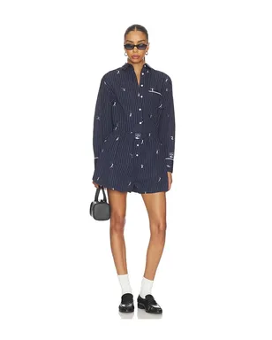 Lacoste Oversize Fit Jacquard Shirt - サムネイル4