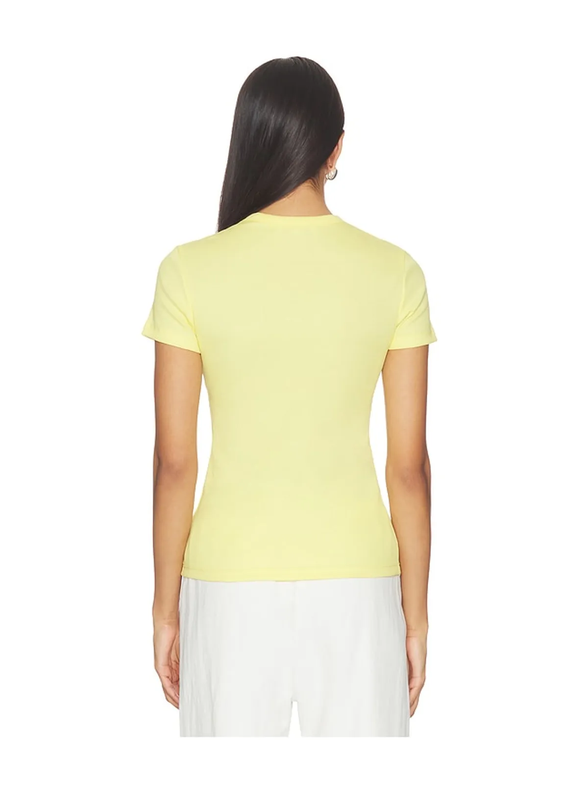 Lacoste Slim Fit Cotes Tee - 画像3