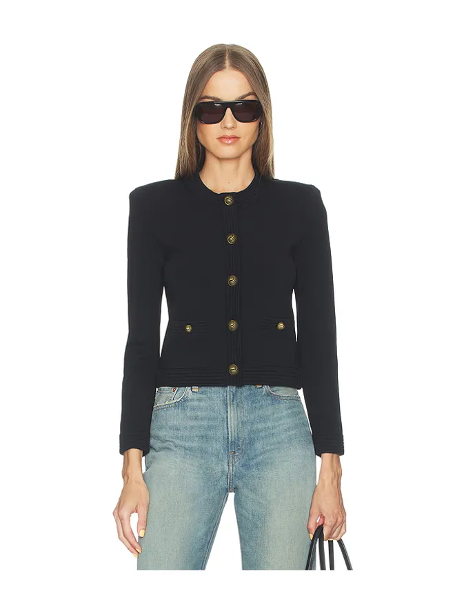L'AGENCE L'AGENCE PATSY クロップドクルーカーディガンの商品画像