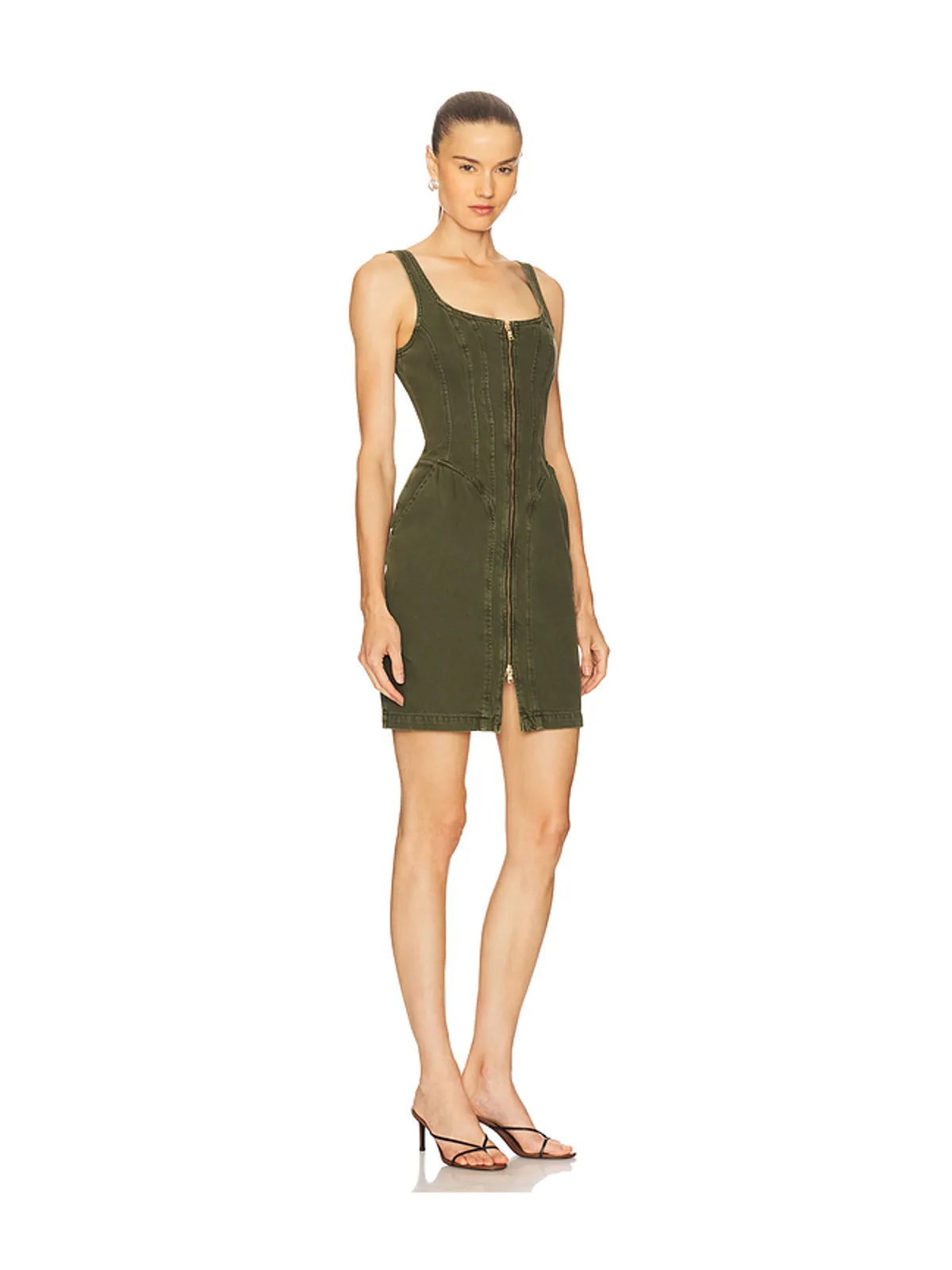 L'AGENCE Jaxyn Corset Zip Dress - 画像2