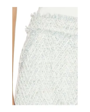 L'AGENCE ASHLEY フリンジショートパンツ - Blue,Ivory. - サムネイル6