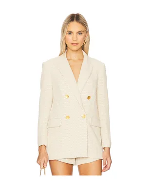 L'AGENCE RIVA ニットダブルブレストブレザー - サムネイル1