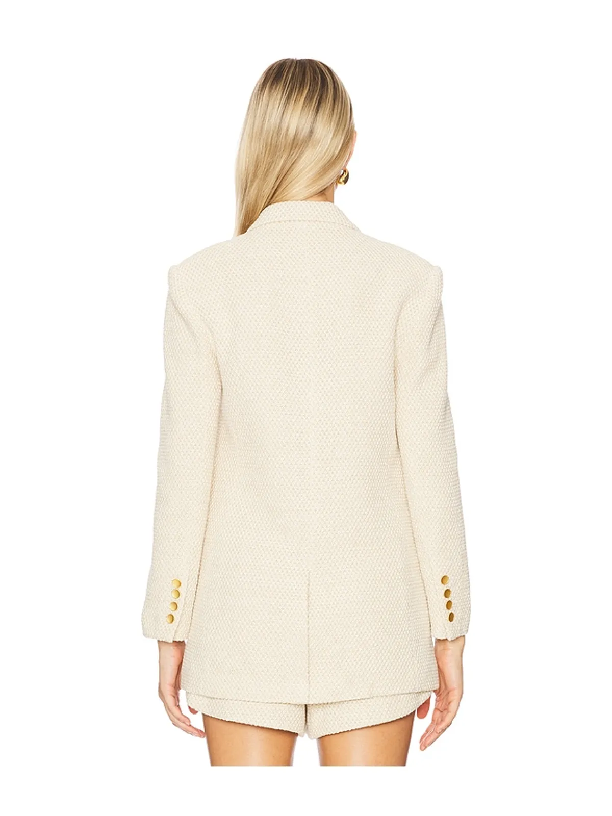 L'AGENCE RIVA ニットダブルブレストブレザー - 画像3
