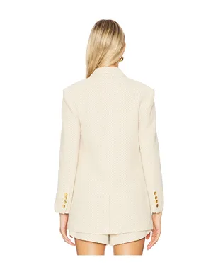 L'AGENCE RIVA ニットダブルブレストブレザー - サムネイル3