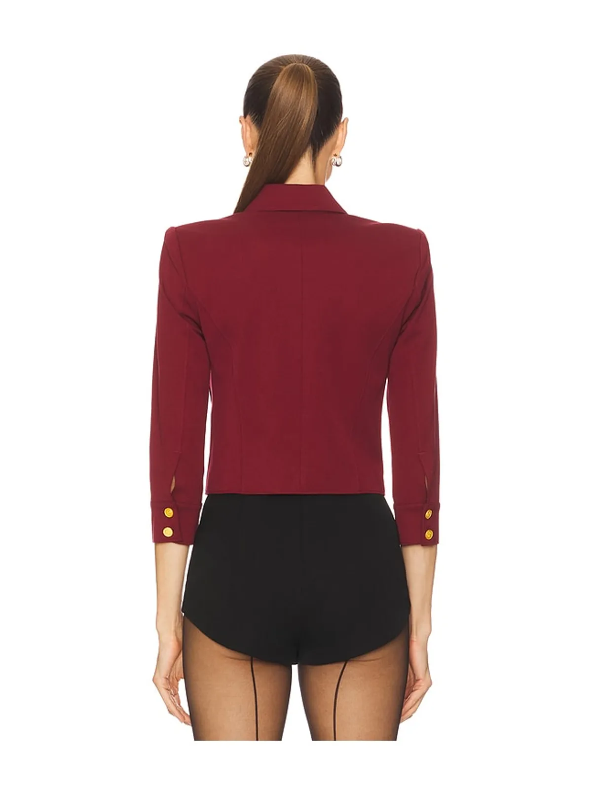 L'AGENCE Kumi Cropped Fitted Jacket - 画像3