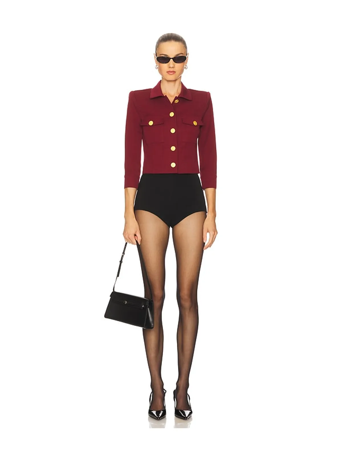 L'AGENCE Kumi Cropped Fitted Jacket - 画像4