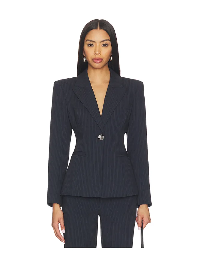 L'AGENCE L'AGENCE Therese Cinched Waist Blazerの商品画像