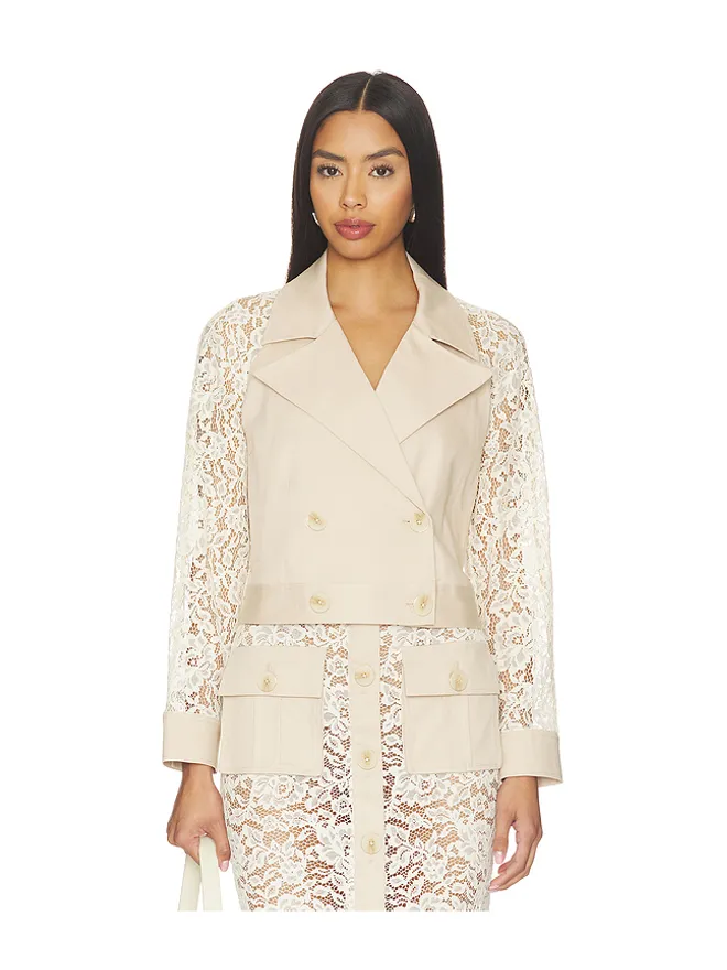 L'AGENCE L'AGENCE NOVELLE LACE SLEEVE トレンチの商品画像