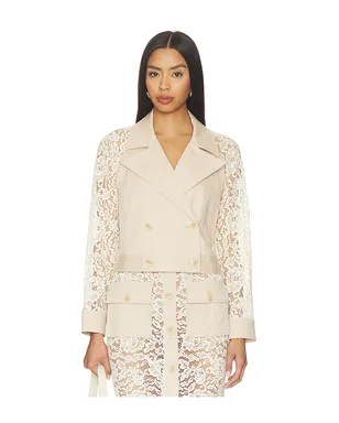 L'AGENCE NOVELLE LACE SLEEVE トレンチ - サムネイル1