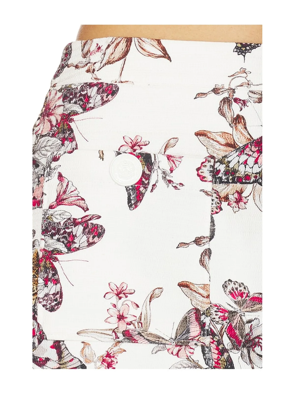 L'AGENCE CYRA ローライズミニスカート - White,Pink. - 画像6