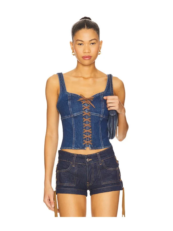 L'AGENCE L'AGENCE Nayeli Corset Tank Topの商品画像