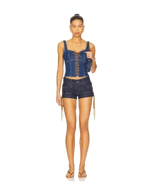 L'AGENCE Nayeli Corset Tank Top - サムネイル4