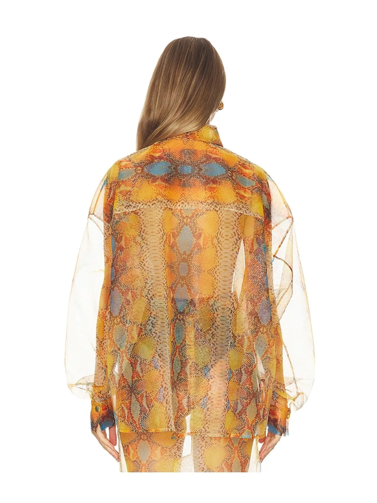 LaQuan Smith OVERSIZED BOYFRIEND シャツ - 画像3