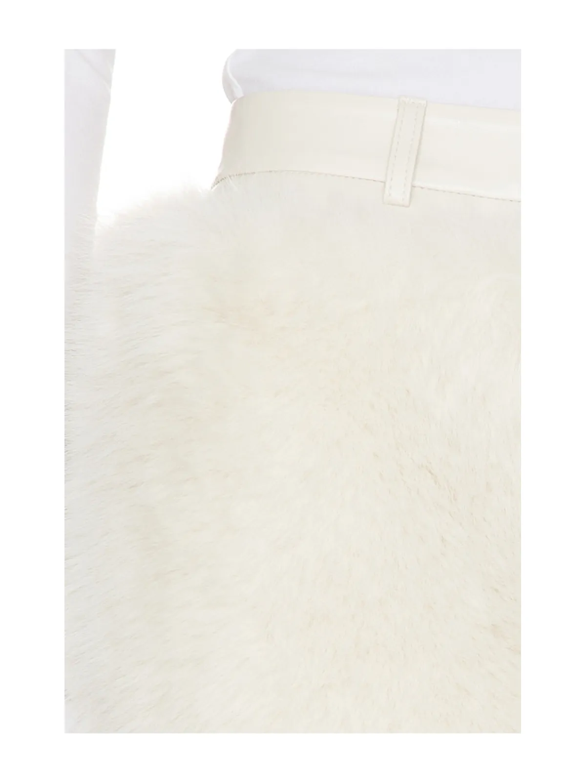 LAMARQUE CARRIE FAUX FUR MINI スコート - 画像6