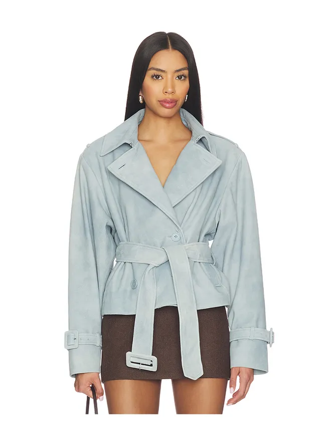 LAMARQUE LAMARQUE DHANA CROPPED TRENCH コートの商品画像