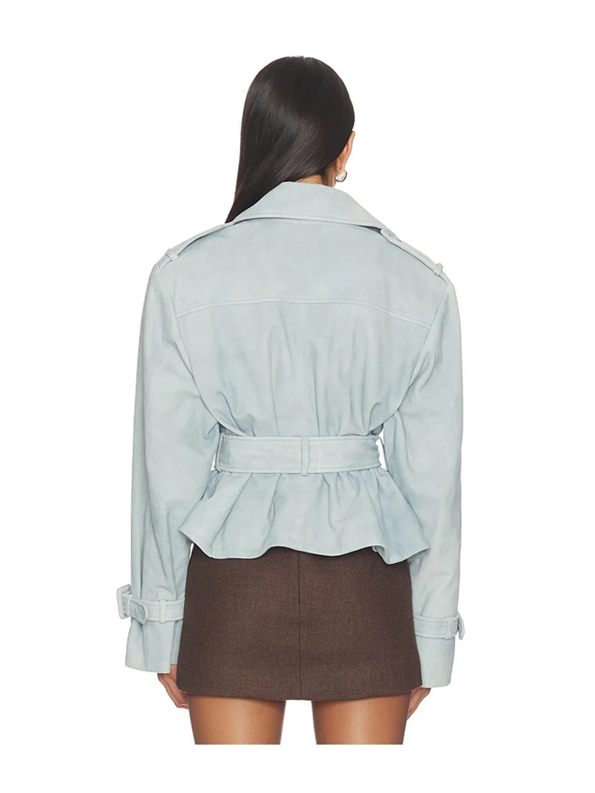 LAMARQUE DHANA CROPPED TRENCH コート - 画像4
