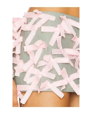 LADO BOKUCHAVA BOW TWENTYTHREE スカート - Grey,Pink. - サムネイル6