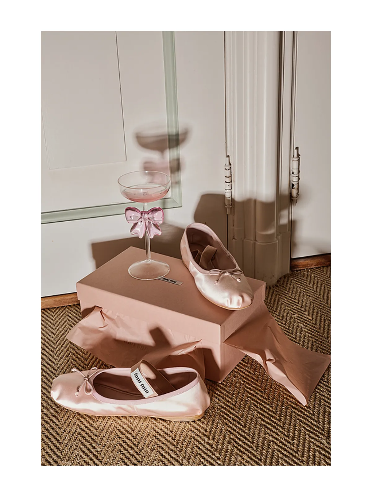 Lepel Club PINK BOW GLASS ピンクリボンガラス - 画像2