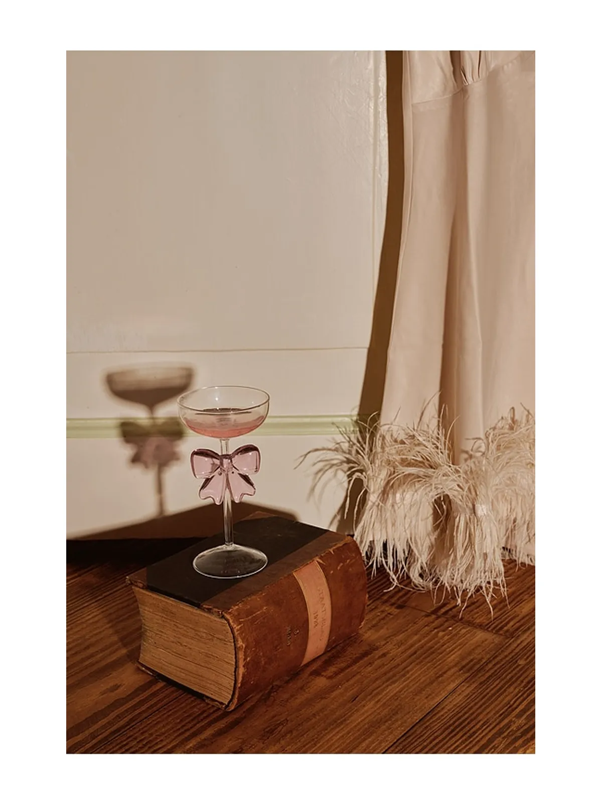 Lepel Club PINK BOW GLASS ピンクリボンガラス - 画像3