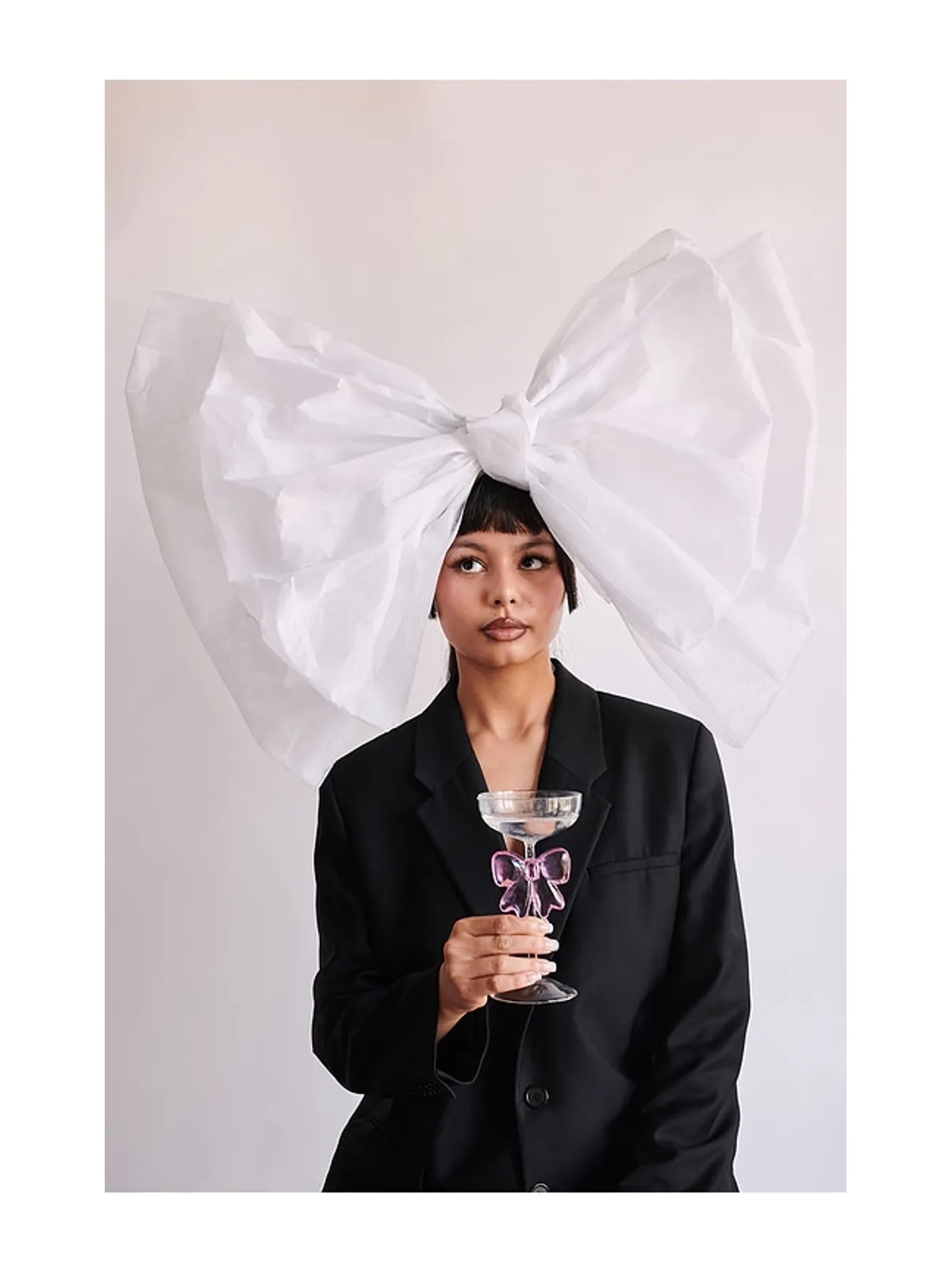 Lepel Club PINK BOW GLASS ピンクリボンガラス - 画像4