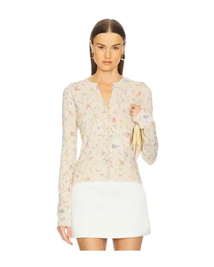 L'Academie LYNDSEY カーディガン - Cream,Blush. - サムネイル1