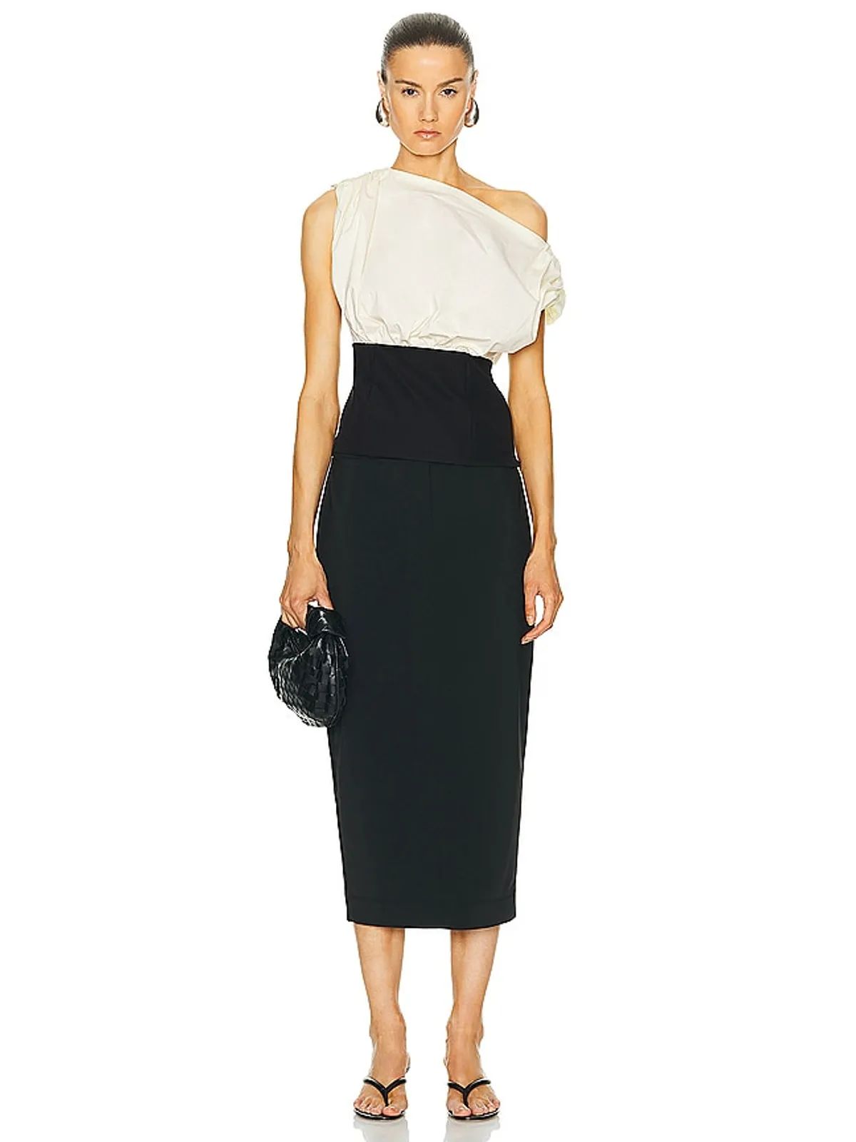 L'Academie MATTEAH トップ - Cream,Black. - 画像5