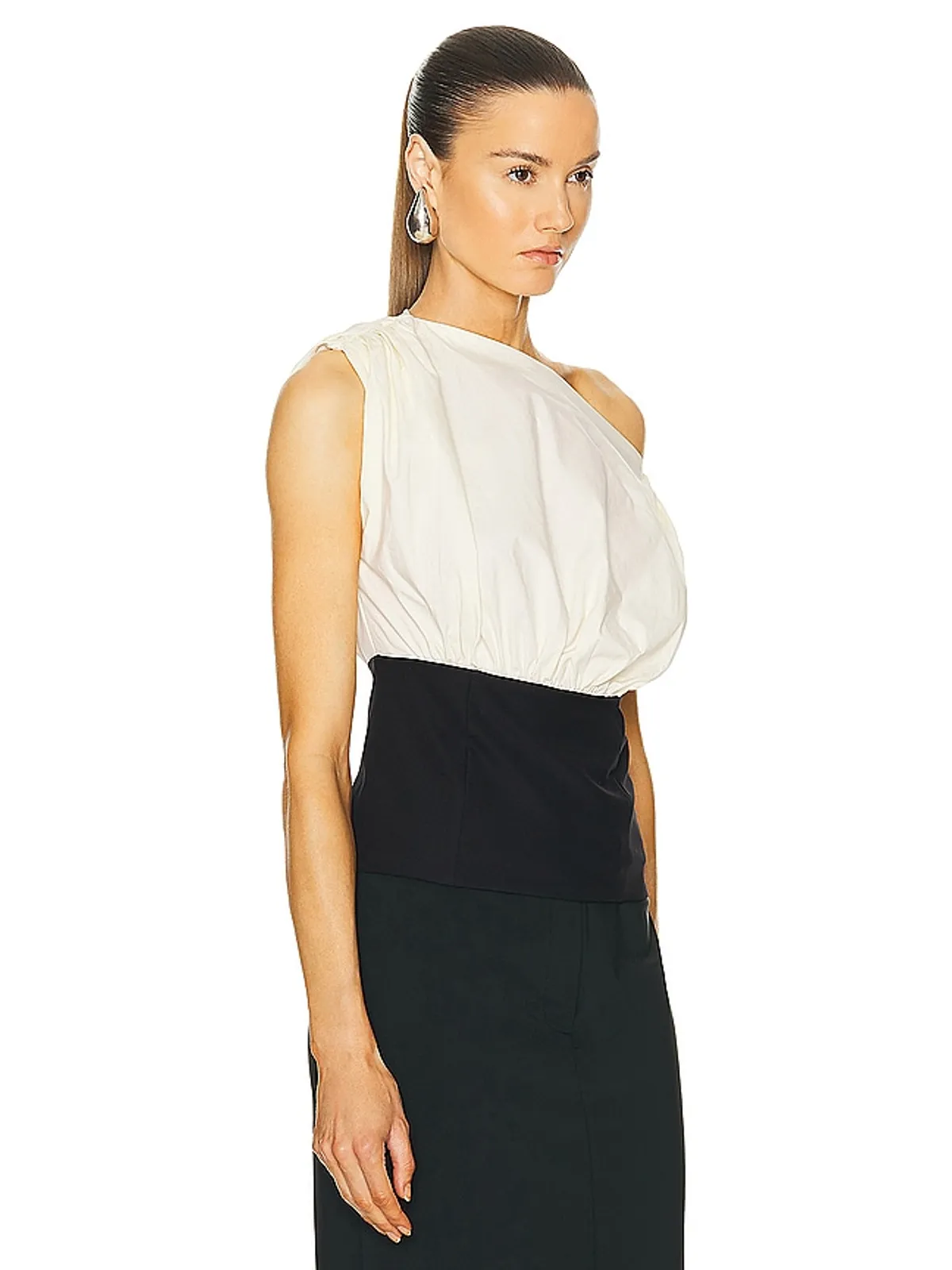 L'Academie MATTEAH トップ - Cream,Black. - 画像3