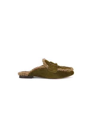 Lola Cruz SHEARLING ローファー - サムネイル1