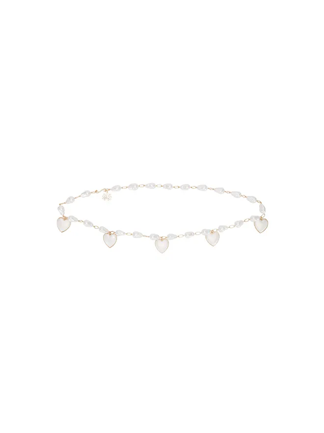 Lele Sadoughi Lele Sadoughi HEART CHARM チェーンベルトの商品画像