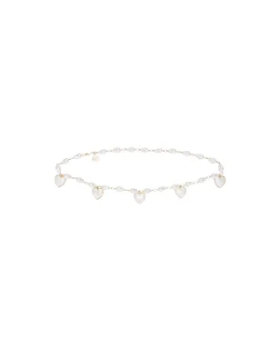 Lele Sadoughi HEART CHARM チェーンベルト - サムネイル1