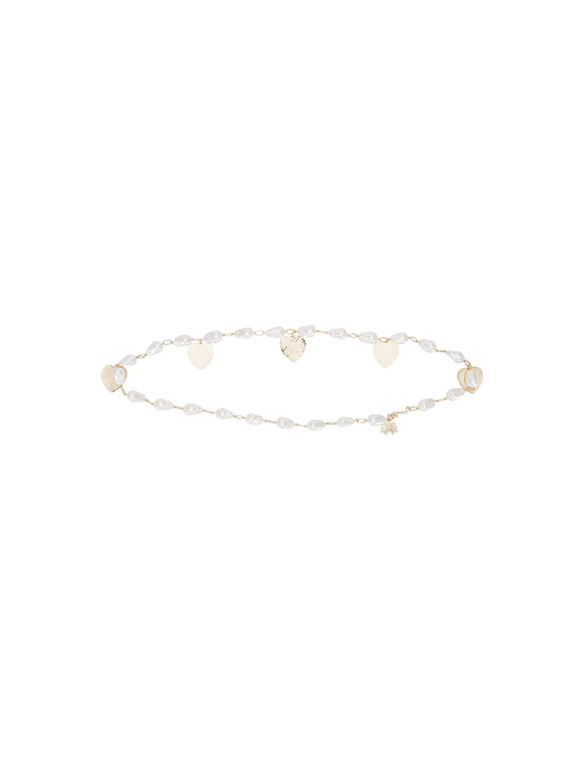 Lele Sadoughi HEART CHARM チェーンベルト - 画像2