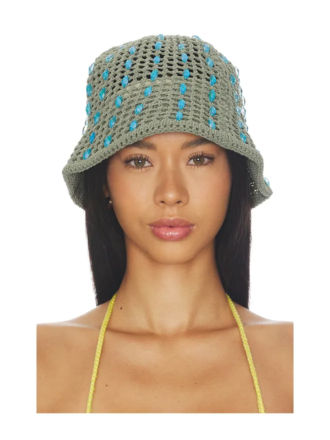Lele Sadoughi Lele Sadoughi MAYA バケットハットの商品画像