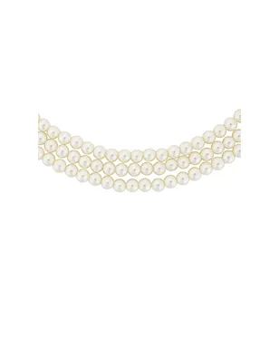 Lele Sadoughi TRIPLE PEARL STRAND ネックレス - サムネイル2