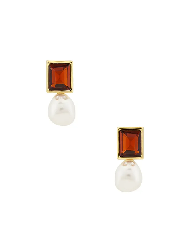 Lele Sadoughi Lele Sadoughi AEGEAN PEARL ドップイヤリングの商品画像