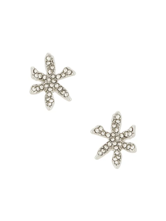 Lele Sadoughi Lele Sadoughi PAVE WATER LILY スタッズイヤリングの商品画像