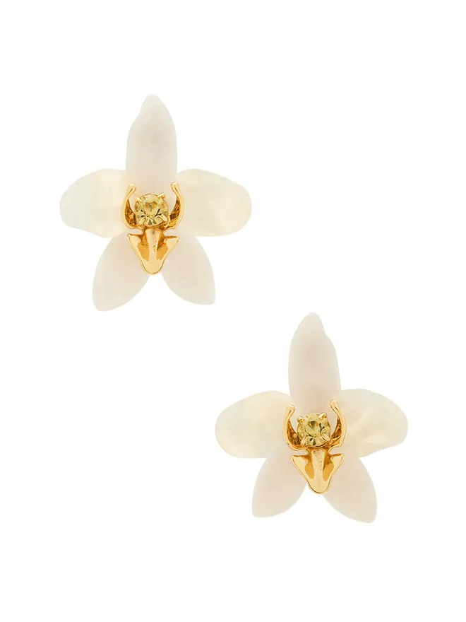 Lele Sadoughi Lele Sadoughi ORCHID スタッズイヤリングの商品画像