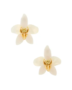 Lele Sadoughi ORCHID スタッズイヤリング - サムネイル1